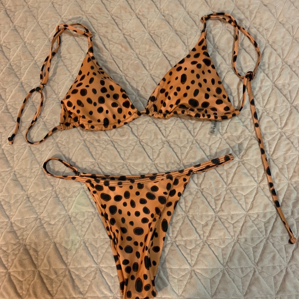 Cheeky Cheetah Print Bikini